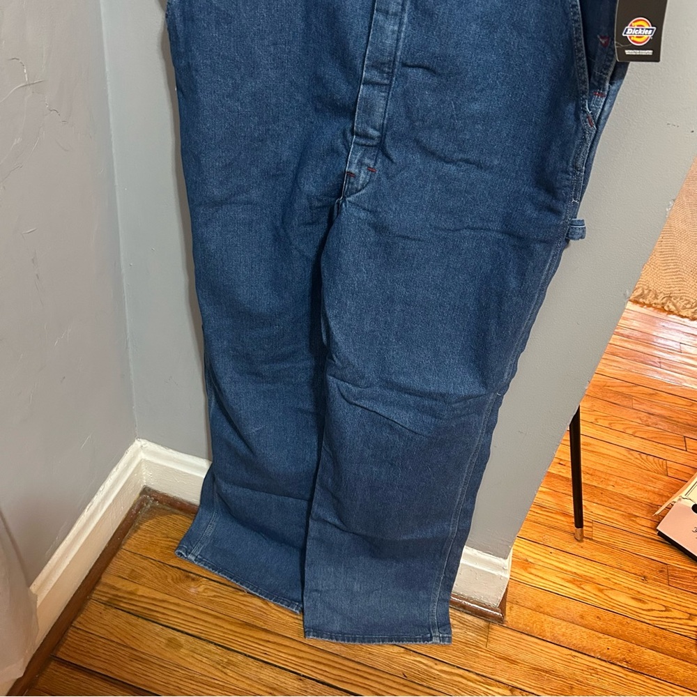 Dickies Indigo Bib Overalls NWT 38x34 - Picture 3 of 7